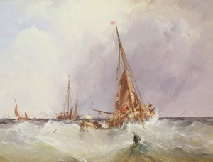 Scheepvaart in de Solent, 19e eeuw